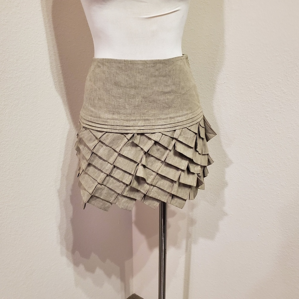 Catherine Malandrino Scalloped Skirt